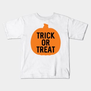 HALLOWEEN TRICK OR TREAT PUMPKIN SILHOUETTE #2 Kids T-Shirt